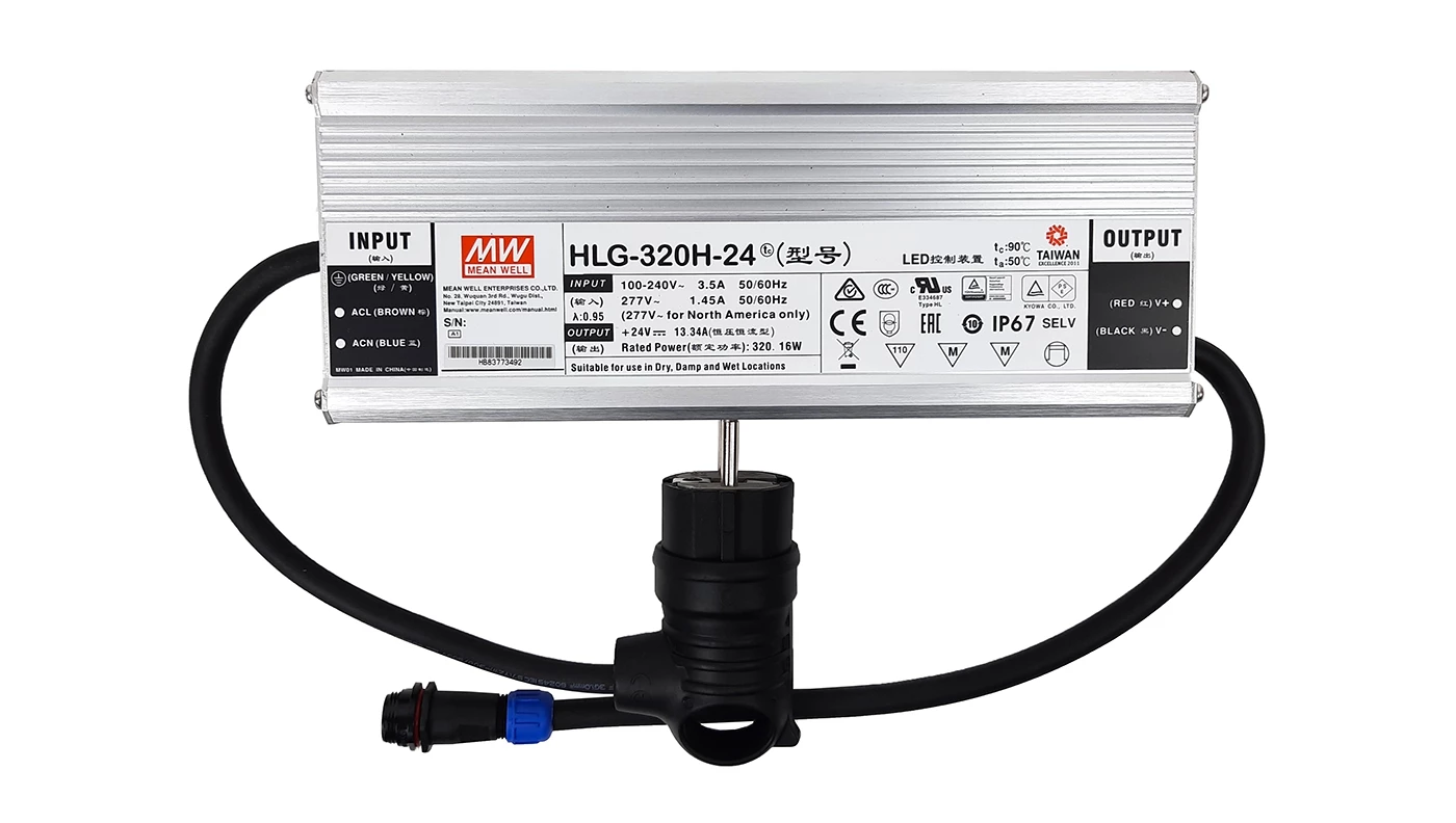 Netzteil inkl. 7,5 m Verlängerungskabel für BIBER und BISAM