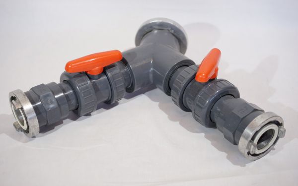 Verteiler von B- auf C-Schlauch