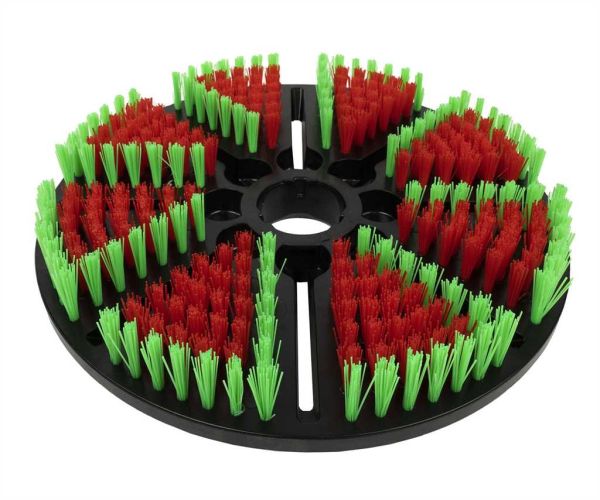 Vacugrip brush green-red / very hard